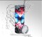 Tumbler: 3D Cracked Wall Butterfly, Sublimation 20 oz Skinny Tumbler product 1